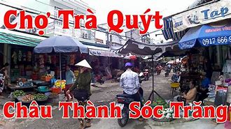 Chợ Trà Quýt Châu Thành Sóc Trăng