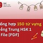 Du Học Đức Miễn Phí 100 Từ Vựng Hsk 1 Pdf Tiếng Việt Pdf