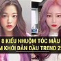 Nhuộm Tóc Hồng Tím