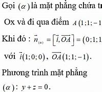 Phương Trình Trục Ox